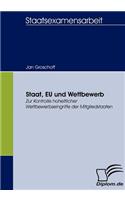 Staat, EU und Wettbewerb: Zur Kontrolle hoheitlicher Wettbewerbseingriffe der Mitgliedstaaten