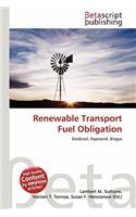 Renewable Transport Fuel Obligation: (English)