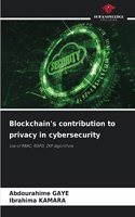 Blockchain's contribution to privacy in cybersecurity