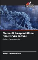 Elementi trasponibili nel riso (Oryza sativa)