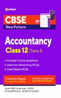 Cbse New Pattern Accountancy Class 12 for 2021-22 Exam (MCQS Based Book for Term 1)