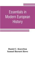 Essentials in modern European history