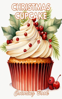 Christmas Cupcake Coloring Book