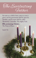 Advent Bulletin: The Everlasting Father (Package of 100)