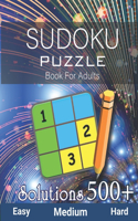 500+ Sudoku Puzzle Book for Adults Easy Medium Hard Solution