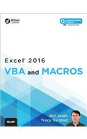 Excel 2016 VBA and Macros