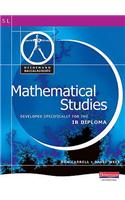 Pearson Baccalaureate: Mathematical Studies for the IB Diploma International Edition