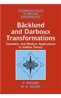 Bäcklund and Darboux Transformations