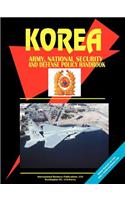Korea South Army, National Security and Defense Policy Handbook