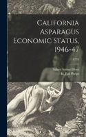 California Asparagus Economic Status, 1946-47; C373