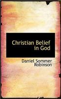 Christian Belief in God