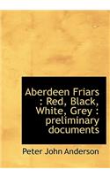 Aberdeen Friars: (English)