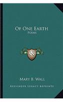 Of One Earth: Poems