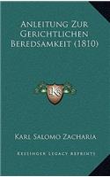 Anleitung Zur Gerichtlichen Beredsamkeit (1810)