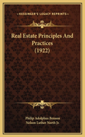 Real Estate Principles And Practices (1922)