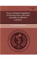 Zyxin-Mediated Regulation of Traction Force and Actin Assembly at Adhesive Contacts