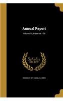 Annual Report; Volume 10, Index vol 1-10