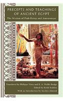 Precepts and Teachings of Ancient Egypt