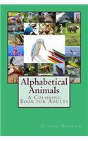 Alphabetical Animals: A Coloring Book for Adults