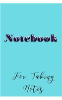 Notebook For Taking Notes