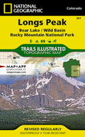 Longs Peak: Trails Illustrated National Parks
