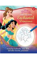 Disney Princess: Learn to Draw Enchanted Princesses: Featuring Cinderella, Ariel, Belle, and Other Favorite Princesses!