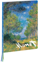 Pine Tree Path, Claude Monet A4 Notebook