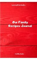 Our Family Recipes Journal