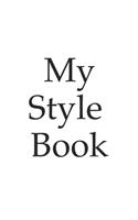 Outfit planner - My style book - gift, dress, clothes, tie, tailor, suit - 120 Pages - clothing, clothes, dress, attire, wear, outfit, dressing