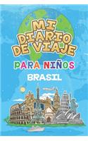 Mi Diario De Viaje Para Niños Brasil: 6x9 Diario de viaje para niños I Libreta para completar y colorear I Regalo perfecto para niños para tus vacaciones en Brasil