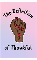 The Definition of Thankful