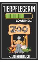 Tierpflegerin Loading... Azubi Notizbuch: 120 Seiten Kariert im Format A5 (6x9 Zoll) mit Soft Cover Glänzend.