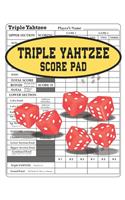 Triple Yahtzee Score Pad