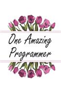 One Amazing Programmer: Weekly Planner For Programmer 12 Month Floral Calendar Schedule Agenda Organizer(1 6x9 Programmer Planner January 2020 - December 2020)
