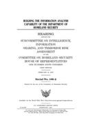 Building the information analysis capability of the Department of Homeland Security