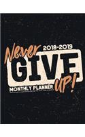 2018-2019 Monthly Planner