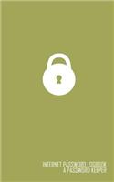 Internet Password Logbook: (A Password Keeper Green 5x8)