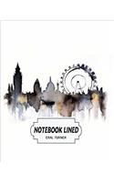 Notebook Lined Paint: Notebook Journal Diary