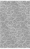 Journal Notebook Abstract Scribbles In Grey