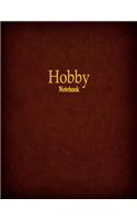 Hobby Notebook: 1/6 Inch Cross Grid Graph Ruled, 120 Pages, 8.5" x 11"