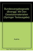 Bundesvergabegesetz (Bvergg)