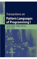 Transactions on Pattern Languages of Programming I