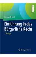 Einführung in das Bürgerliche Recht: (German)