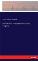 Nachrichten von der königlichen Universität zu Königsberg