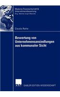 Bewertung Von Unternehmensansiedlungen Aus Kommunaler Sicht