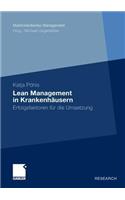 Lean Management in Krankenhäusern: Erfolgsfaktoren für die Umsetzung(Marktorientiertes Management)