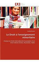 Droit À l''enseignement Minoritaire