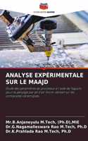 Analyse Expérimentale Sur Le Maajd