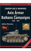 Camouflage & Markings of Axis Armor in the Balkans Campaigns 1940-1941