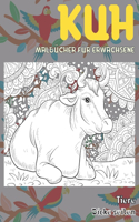 Malbücher für Erwachsene - Dicke Seiten - Tiere - Kuh